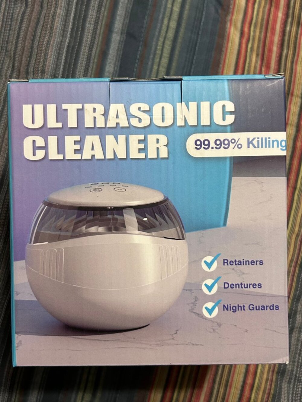 Ultrasonic Cleaner. For Dentures, Night Guards, Jewelry… NWT. (1232)